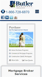 Mobile Screenshot of butlermortgage.ca