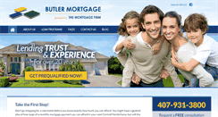 Desktop Screenshot of butlermortgage.com